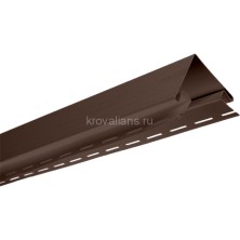 Планка наружный угол Альта-Профиль (Blockhouse) (Коричневый) /1 шт/