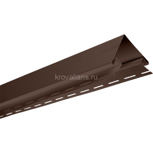 Планка наружный угол Альта-Профиль (Blockhouse) (Коричневый) /1 шт/