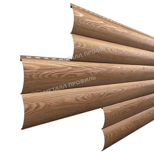 МеталлПрофиль Сайдинг Woodstock-28x330 Ecosteel Textur 0,50 (0356)