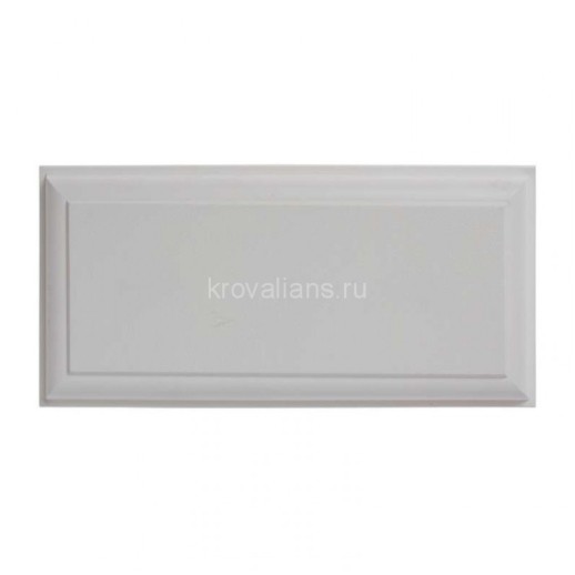 Отделочный элемент №1 белый 0,25х0,13 (30шт/уп)
