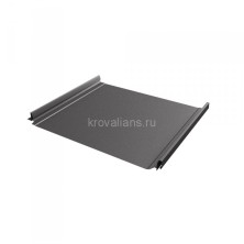 Фальцевая кровля Grand Line (Гранд Лайн) Кликфальц Pro 0,45 Полиэстер (RAL 7024) 1 кв.м.