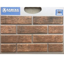 Термопанель АЛЯСКА Loft brick cardamon (1,140х0,596х60мм) 0,65м2 60шт/палл