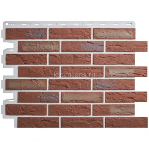 Панель Кирпич Рижский - 0,795 х 0,591м цвет 02