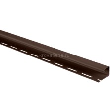 Альта-Профиль Планка "J-trim" 3,00м коричневый Т-15 40шт/упак.
