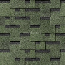 Гибкая черепица Docke PIE EUROPA/MATRIX/ зеленый, 3м2 (до окончания складских остатков)