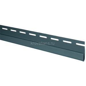 Планка финишная Альта-Профиль Альта-сайдинг 3м (Серо-голубой) /1 шт/