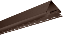 Альта-Профиль (BlockHouse) Планка наружный уголкрасно- коричневый  3,00м Т- 12 5шт/упак.