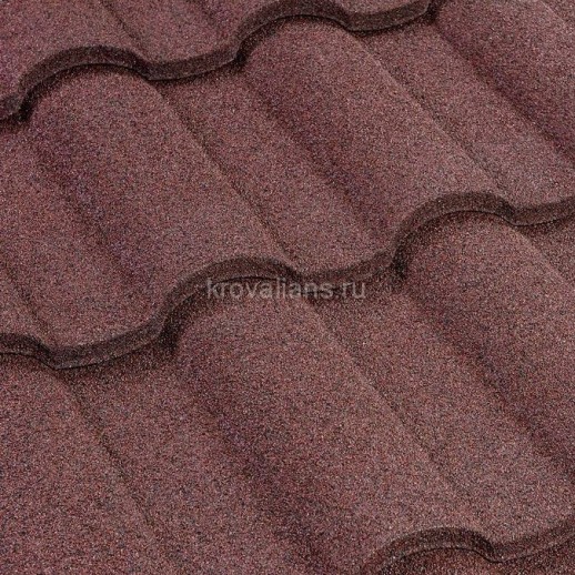 Композитная черепица Luxard (Люксард) Роман (Мокко) /лист/