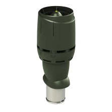 Vilpe FLOW Вентиляционный выход 160/225/500 с колпаком Зеленый