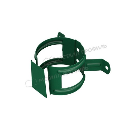 Держатель трубы (на дерево) МЕТАЛЛ ПРОФИЛЬ Foramina PUR 125/100 RAL 6005, зеленый