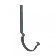 AS PUrus MATT 150/100 Крюк желоба удлиненный с компл. крепления (МУ), RAL 7024 Matt