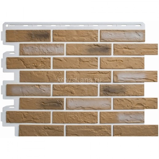 Панель Кирпич Рижский - 0,795 х 0,591м цвет 03