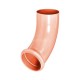 AS CU 125/90 Отвод трубы декоративный Медь