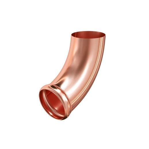 AS CU 125/90 Отвод трубы декоративный Медь