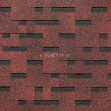 Гибкая черепица Docke PIE EUROPA/MATRIX/ красный, 3м2 (до окончания складских остатков)