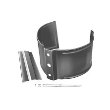 Кронштейн трубы на кирпич 150/100 Grand Line (Гранд Лайн) ral7024 1 шт