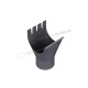 Воронка выпускная МЕТАЛЛ ПРОФИЛЬ Foramina Freeze 125/100 Grey
