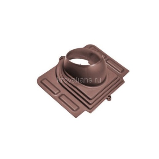 Vilpe (Вилпе) PELTI - Прох. элемент м/ч любой профиль (Шоколадный) /1 шт/