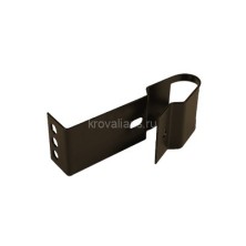Кровельный кронштейн для металлочерепицы BORGE, темно-коричневый (RAL 8019)