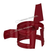 МП 125/100 Foramina PUR Держатель трубы (дерево) RAL 3005, красное вино 35шт/упак