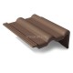 BRAAS Боковая черепица Франкфурт Правая, т.-коричневый 15 шт/паллет