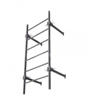 Секция пожарной лестницы BORGE 800, 1,82м, оцинк., серый графит (RAL 7024), CZn