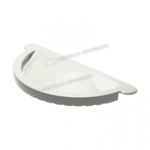 МП GS lite Заглушка желоба, RAL 9003, белый D125