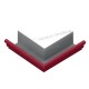 Угол желоба наружный МЕТАЛЛ ПРОФИЛЬ БЮДЖЕТ 120х86 Ral 3005