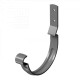 Docke STAL PREMIUM 125/90 мм Карнизный крюк короткий Графит RAL7024 60шт/упак