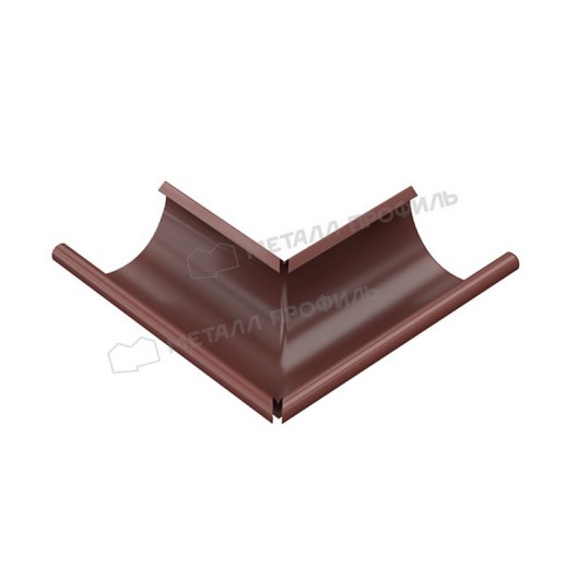 Угол желоба наружный МЕТАЛЛ ПРОФИЛЬ Foramina PUR 125/100 RR32