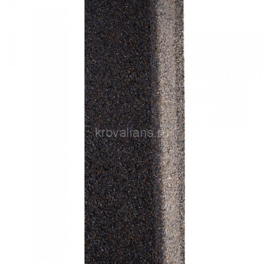 Планка торцевая Технониколь левая с гранулятом, коричнево-серый 1,25 м