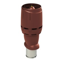 Vilpe FLOW Вентиляционный выход 160/225/500 с колпаком Красный
