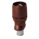 Vilpe FLOW XL- 200/ИЗ/500 вент. выход с колпаком красный