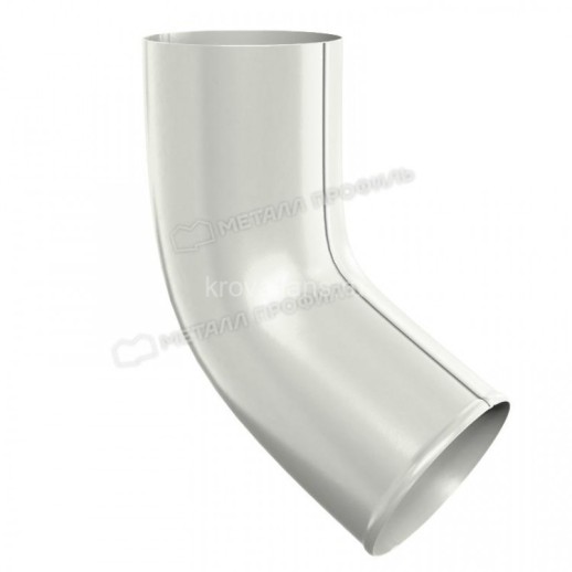 МП GS lite Колено сливное, RAL 9003, белый D90х60