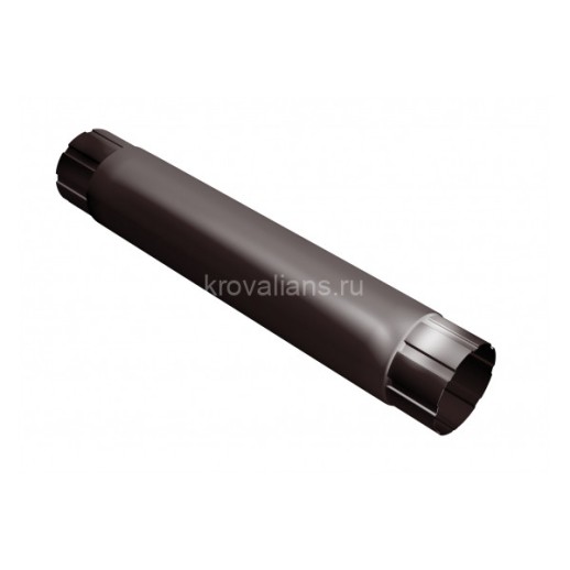 GL 90/125 Труба 1 м RAL8017