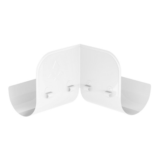 AS PUrus 150/100 Ограничитель перелива угловой 200х200мм RAL 9003