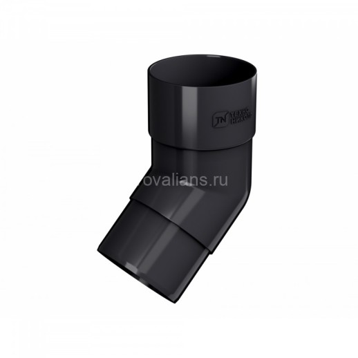 ТН 125/82 Колено трубы 108, черный