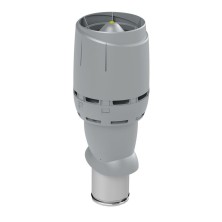 Vilpe FLOW Вентиляционный выход 160/225/500 с колпаком Светло-серый