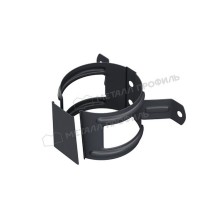 Держатель трубы (на дерево) МЕТАЛЛ ПРОФИЛЬ Foramina PUR 125/100 RAL 7024, серый графит