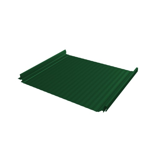 Кликфальц Pro Gofr 0,5 Satin Grand Line (Гранд Лайн) с пленкой на замках ral 6005 1 кв.м.