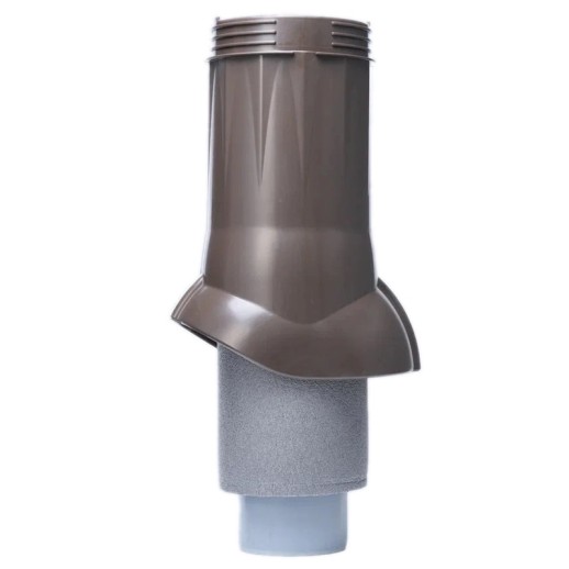 Gervent Вент. выход изолир., 110/160 Н=350мм, коричневый RAL 8019 внутр.труба полипропилен Static