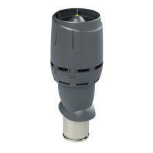 Vilpe FLOW Вентиляционный выход 160/225/500 с колпаком Серый