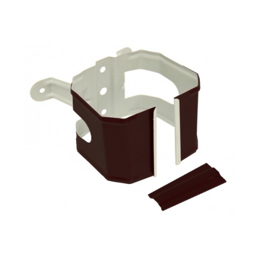 Кронштейн трубы на дерево Optima Прямоугольная Grand Line (Гранд Лайн) ral 8017 1 шт