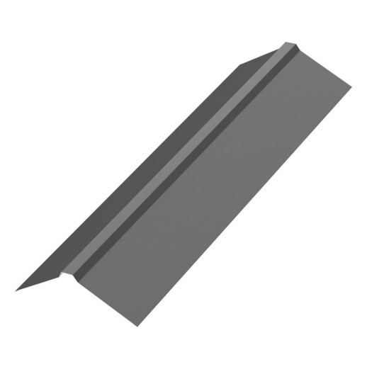 Конек плоский 160х30х160х2000 PE 0,5 мм Zn140 RAL7024