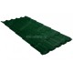 Металлочерепица квинта плюс GL 0,5 Satin RAL 6005 зеленый мох