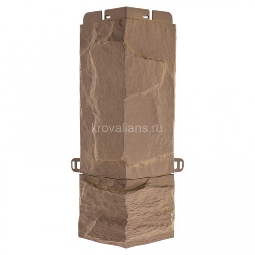 Угол наружный Гранит ЭКО бежевый (0,47м х 0,16м) Альта Профиль 10шт/уп