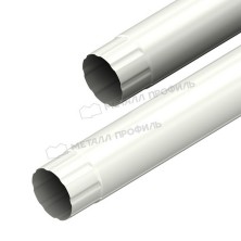 Труба соединительная МЕТАЛЛ ПРОФИЛЬ GS lite D90х1000 Ral 9003