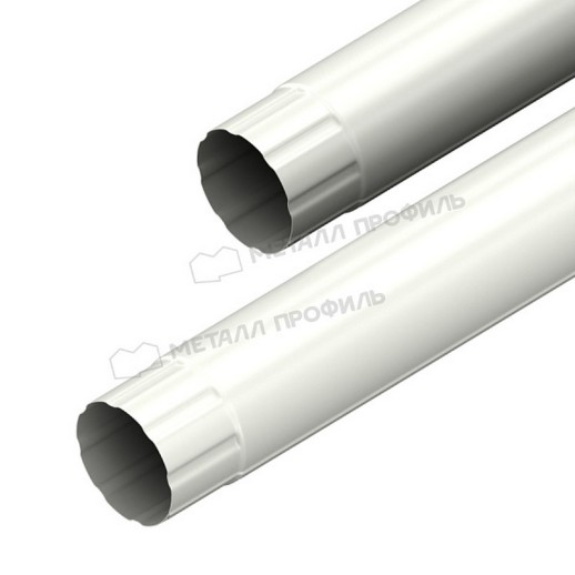 Труба соединительная МЕТАЛЛ ПРОФИЛЬ GS lite D90х1000 Ral 9003