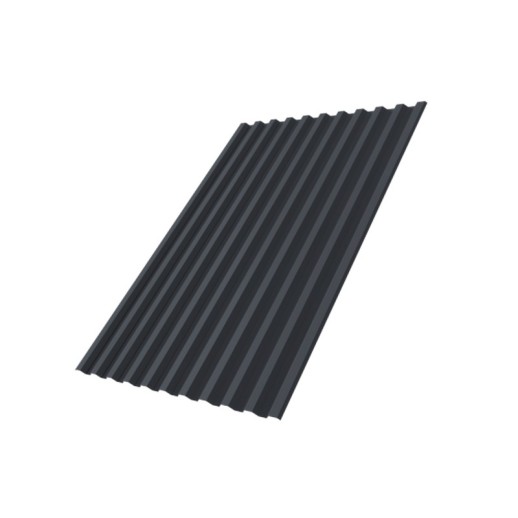 Профнастил Верховье С21R 0,5 Satin Matt TX RAL 7024 мокрый асфальт