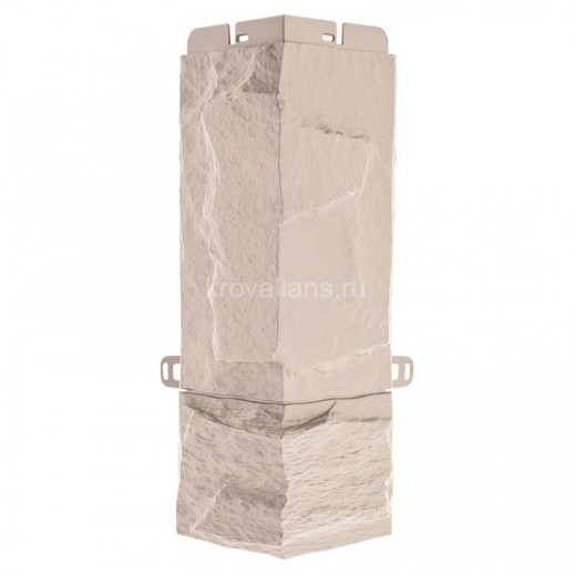 Угол наружный Гранит ЭКО кремовый  (0,47м х 0,16м) Альта Профиль 10шт/уп